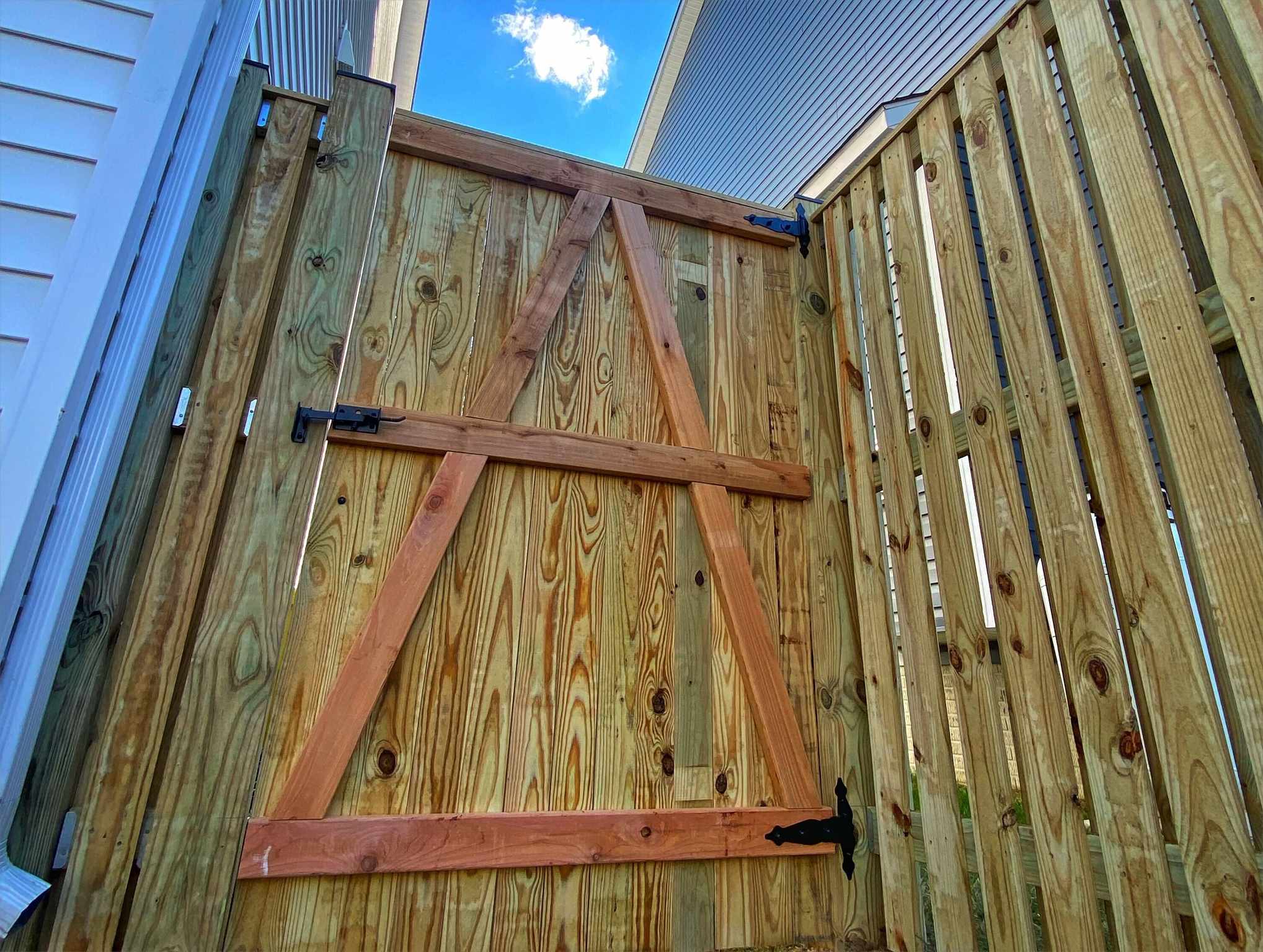 A-frame gates