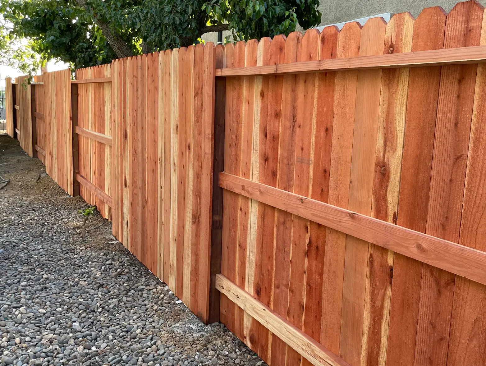Good neighbor residential fence