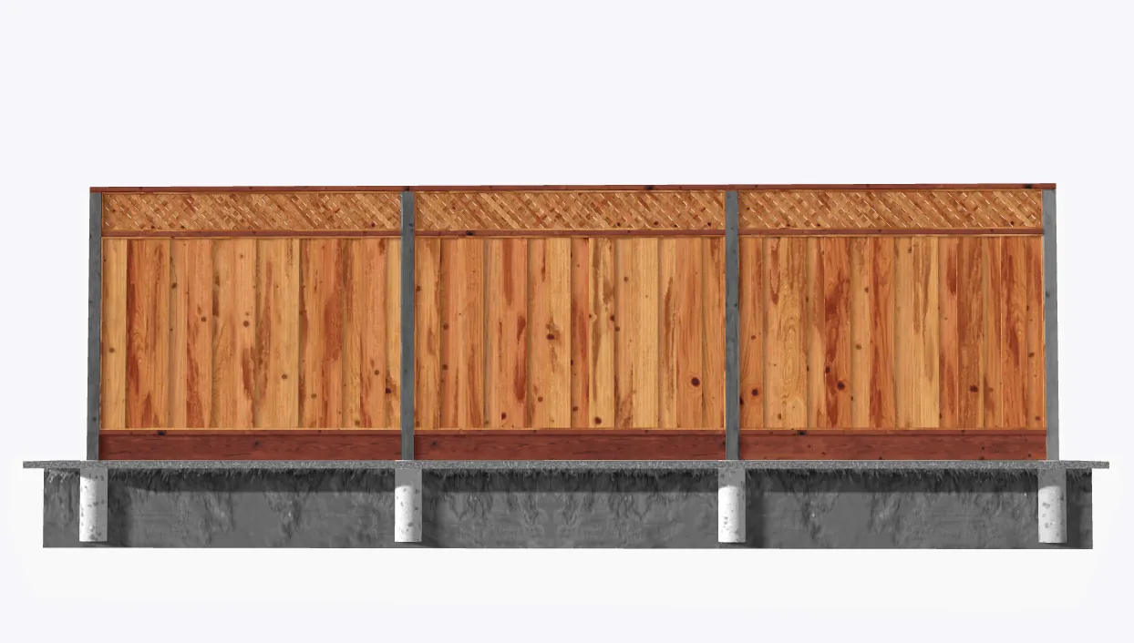 Privacy fence panel